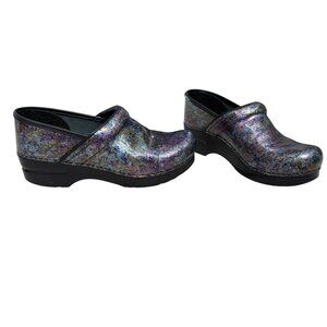 Dansko Pro Leather Professional Slip On Multicolors Women's Clogs Size 38 / 8
